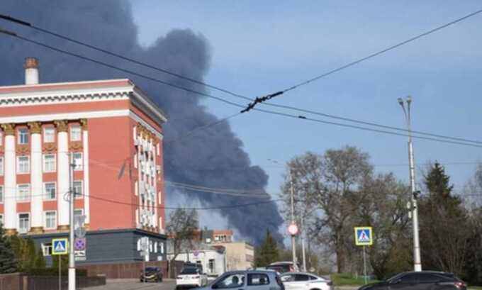 На Курском подшипниковом заводе АПЗ-20 произошло возгорание