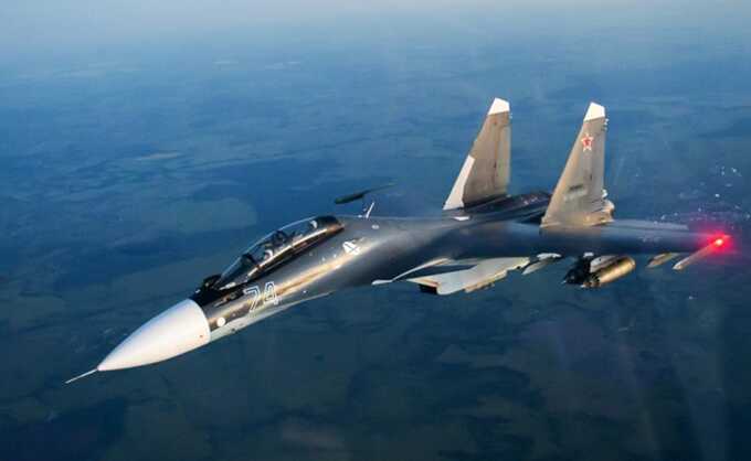 Опубликовано видео уничтожения российского Су-30 морским дроном