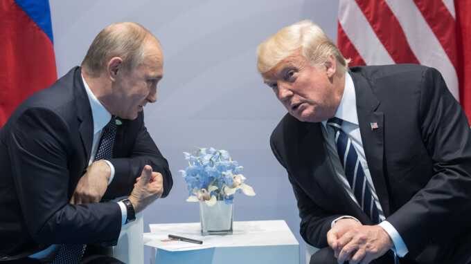 Путин и Трамп обменялись поздравлениями по случаю Дня Победы