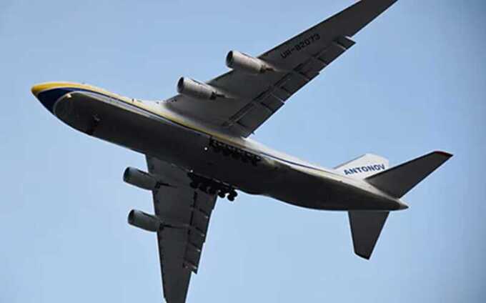 Украинский Ан-124 выполнил рейс из Киева в Лейпциг
