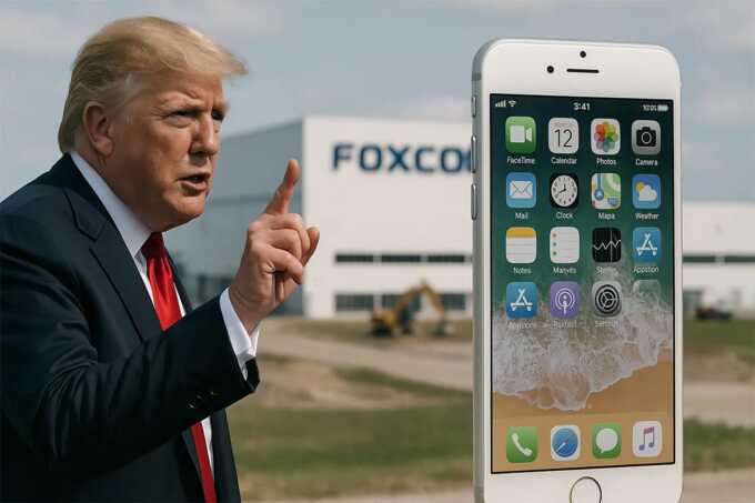 Трамп требует от Apple вернуть производство в США, компания меняет локации