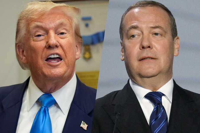 Перепалка между Трампом и Медведевым подчеркнула дисбаланс статусов и риски ядерной риторики — NYT