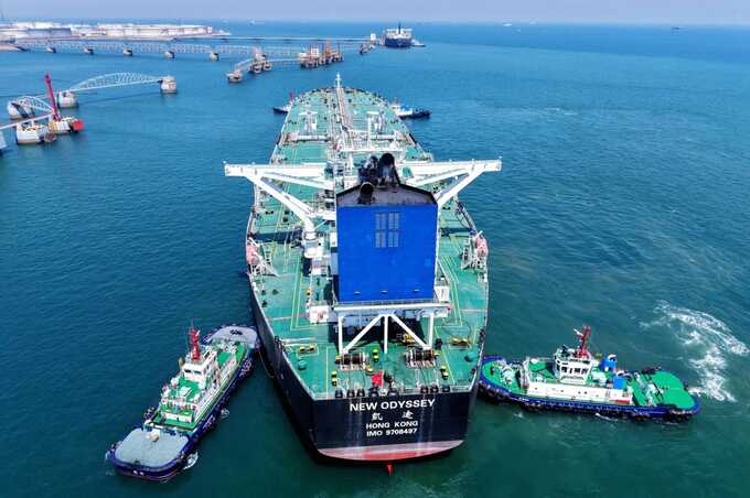 The United States imposes sanctions on a Chinese oil terminal company associated with evading Iranian sanctions